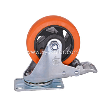 PVC Base Wheel with total locking